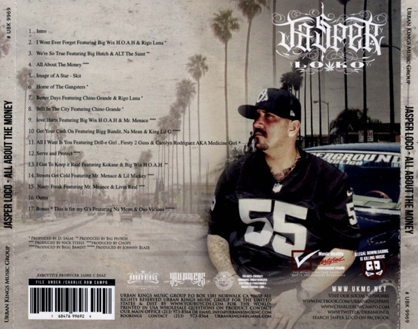Jasper Loco - It's All About The Money Chicano Rap